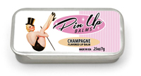 Champagne pin up lip balm